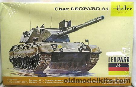 Heller 1/35 Char Leopard A4 Battle Tank, 823 plastic model kit